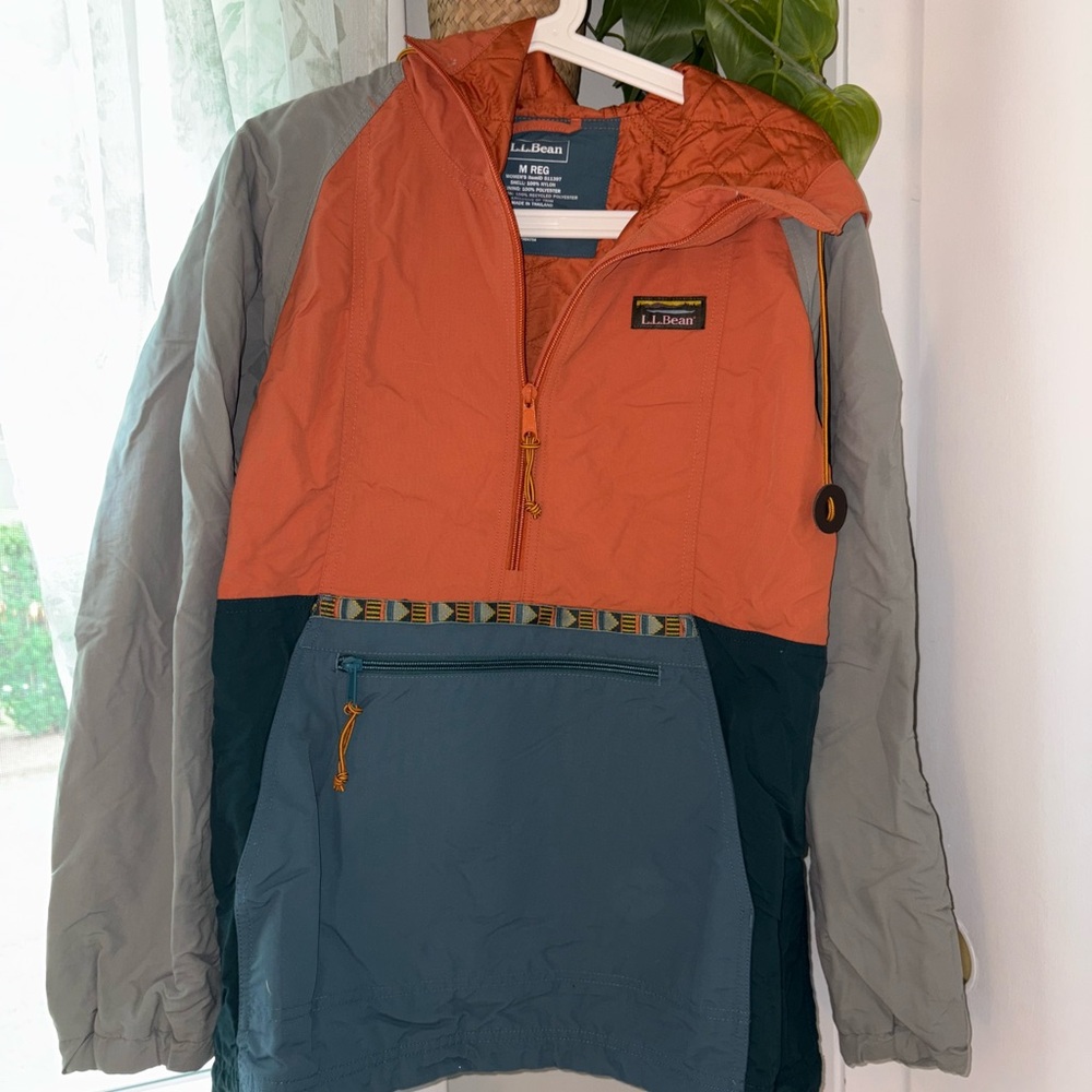 L.L. Bean Colorblock Anorak Jacket